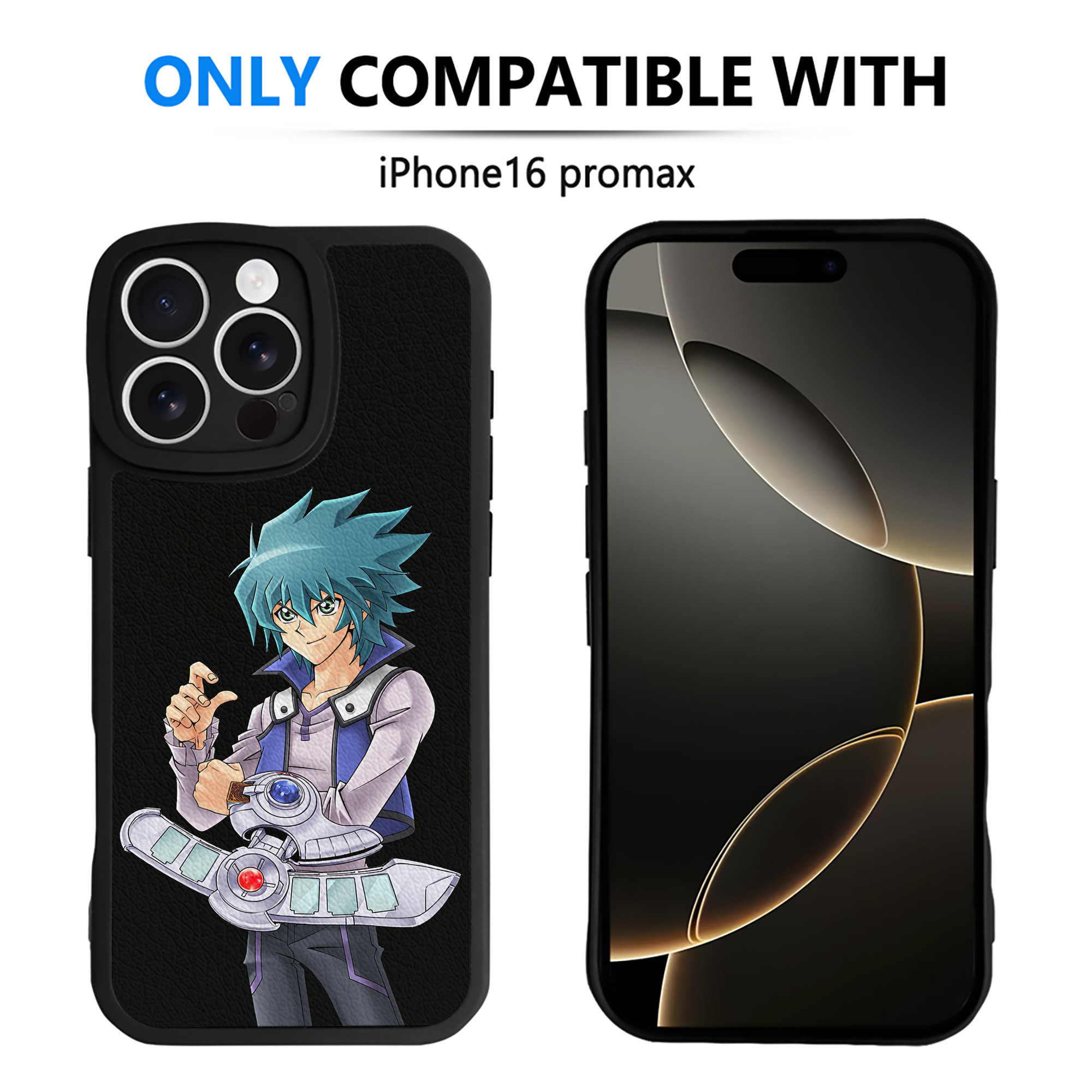 遊☆戯☆王 Yu-Gi-Oh! 【iPhone 16シリーズ対応】シリコンスマホケース（レザー調） 材質：シリコン